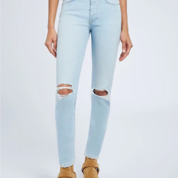 RE/DONE 90s High Rise Ankle Crop - Picture 1 of 7